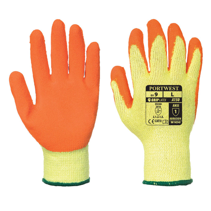 Orange Grip Gloves
