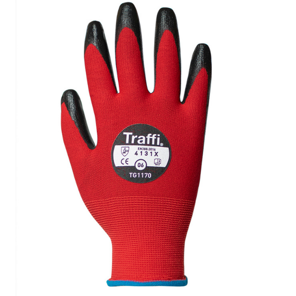 TG1170 X-DURA FLAT NITRILE Cut Level 1 Safety Glove